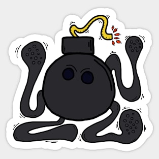 The bombktopus Sticker